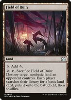 Magic the Gathering Card - Field of Ruin - MTG Circle