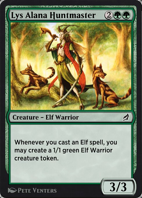 Magic the Gathering Card - Lys Alana Huntmaster - MTG Circle