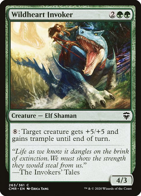 Magic the Gathering Card - Wildheart Invoker - MTG Circle
