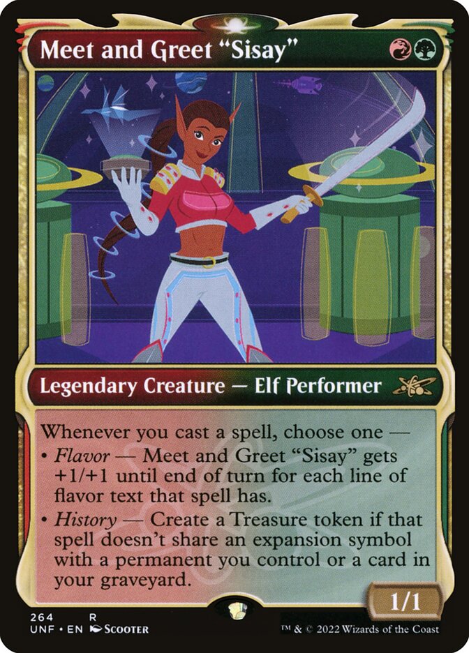 Magic the Gathering Card - Meet and Greet "Sisay" - MTG Circle