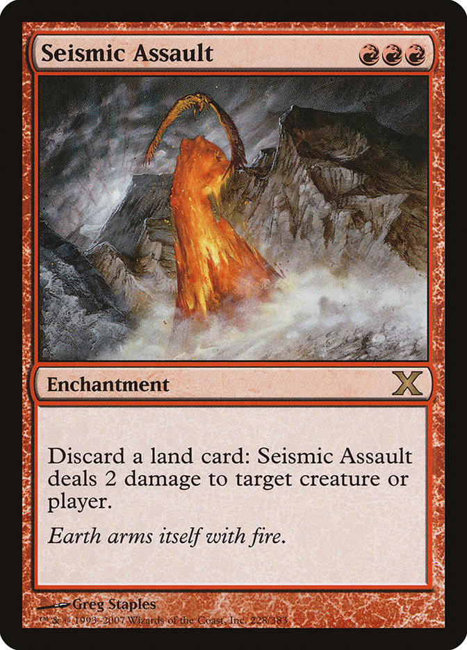 Magic the Gathering Card - Seismic Assault - MTG Circle