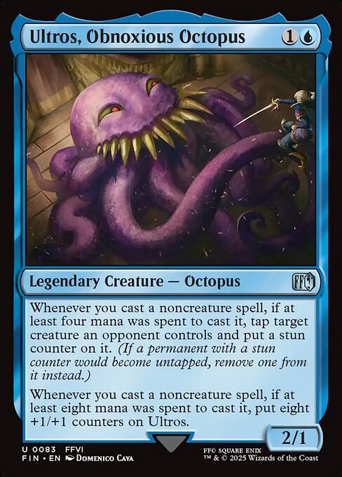 Magic the Gathering Card - Ultros, Obnoxious Octopus - MTG Circle