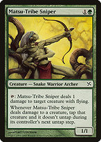 Magic the Gathering Card - Matsu-Tribe Sniper - MTG Circle