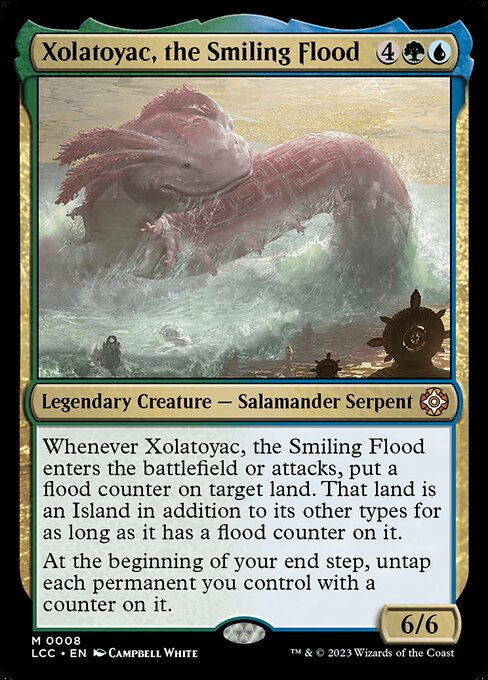 Magic the Gathering Card - Xolatoyac, the Smiling Flood - MTG Circle