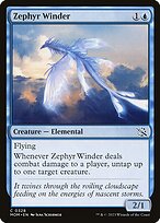 Magic the Gathering Card - Zephyr Winder - MTG Circle