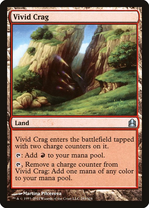 Magic the Gathering Card - Vivid Crag - MTG Circle