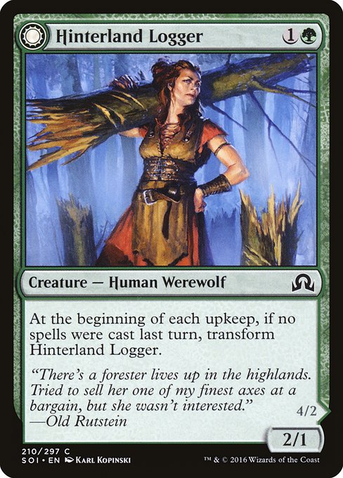 Magic the Gathering Card - Hinterland Logger - MTG Circle