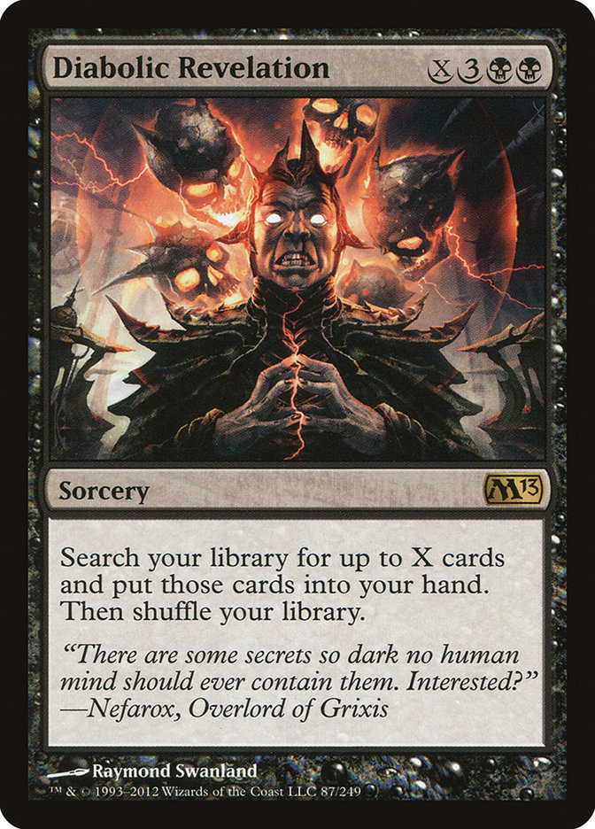 Magic the Gathering Card - Diabolic Revelation - MTG Circle