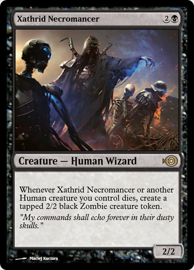 Magic the Gathering Card - Xathrid Necromancer - MTG Circle