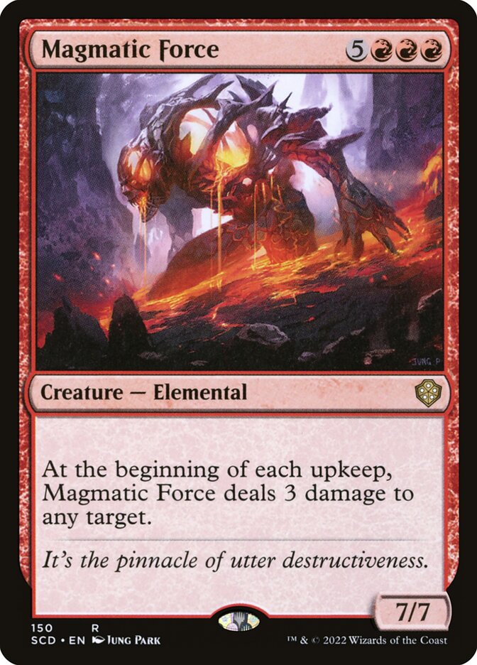 Magic the Gathering Card - Magmatic Force - MTG Circle