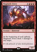 Magic the Gathering Card - Magmatic Force - MTG Circle