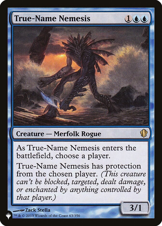 Magic the Gathering Card - True-Name Nemesis - MTG Circle