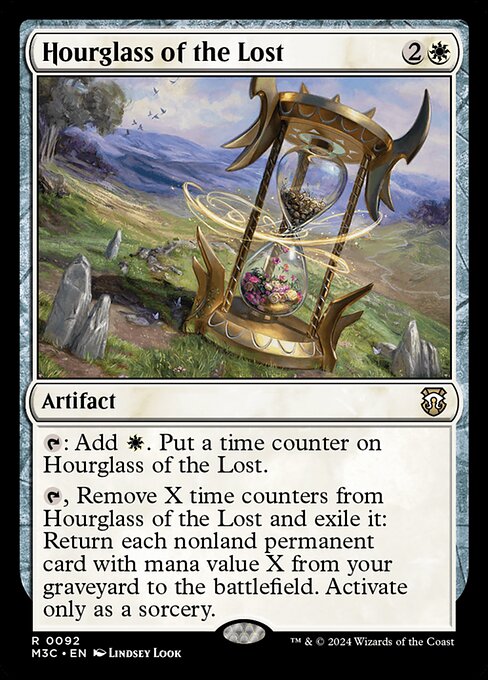 Magic the Gathering Card - Hourglass of the Lost - MTG Circle