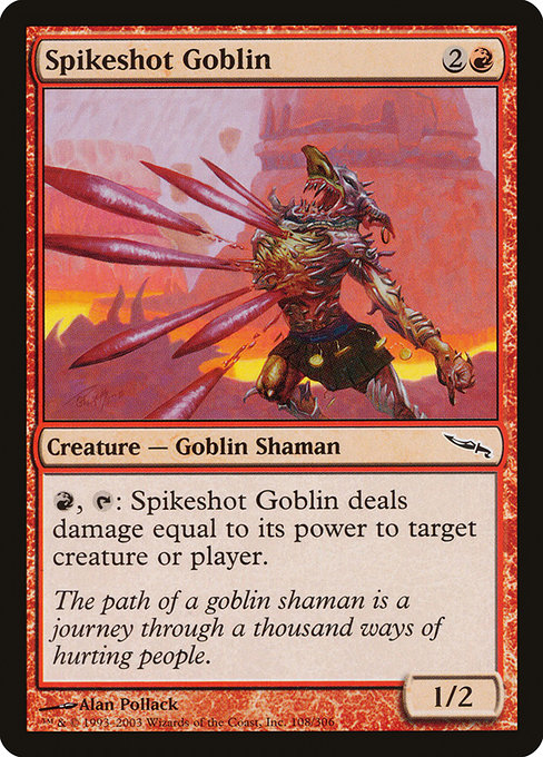 Magic the Gathering Card - Spikeshot Goblin - MTG Circle