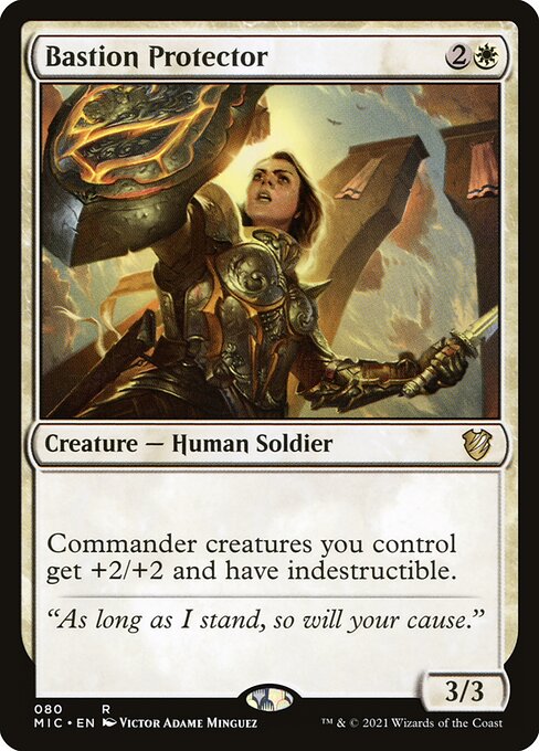 Magic the Gathering Card - Bastion Protector - MTG Circle