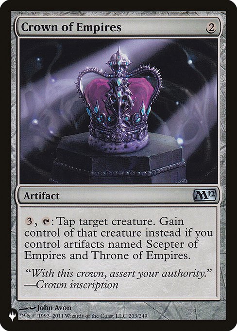 Magic the Gathering Card - Crown of Empires - MTG Circle