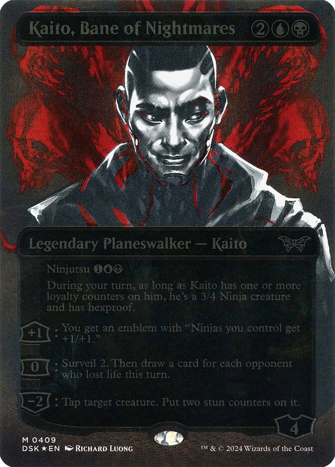 Magic the Gathering Card - Kaito, Bane of Nightmares - MTG Circle