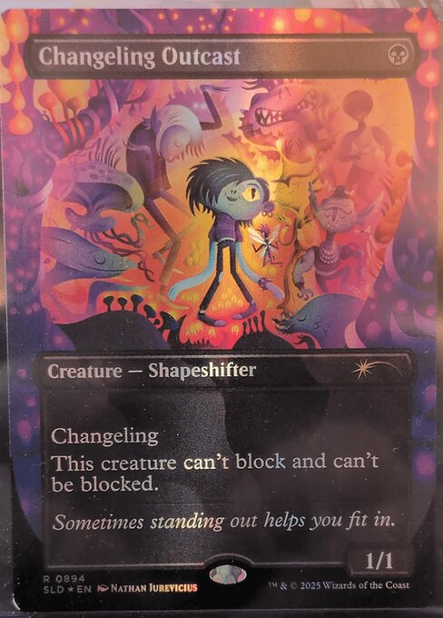 Magic the Gathering Card - Changeling Outcast - MTG Circle