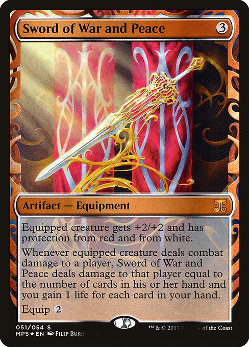 Magic the Gathering Card - Sword of War and Peace - MTG Circle
