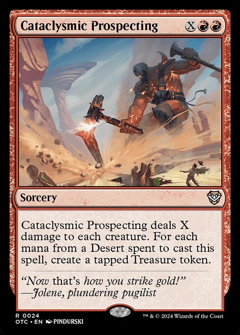 Magic the Gathering Card - Cataclysmic Prospecting - MTG Circle