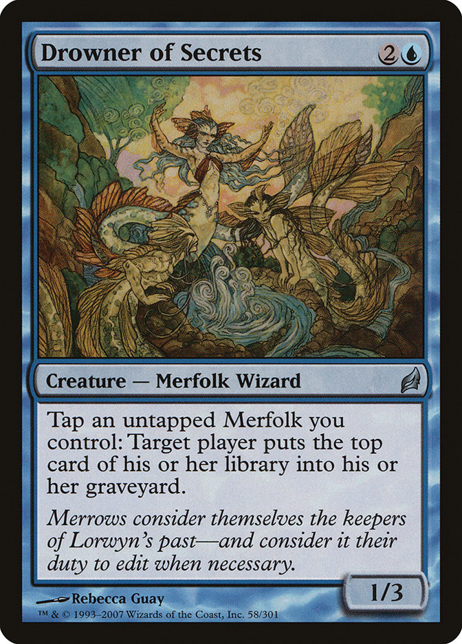Magic the Gathering Card - Drowner of Secrets - MTG Circle