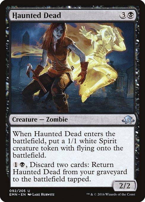 Magic the Gathering Card - Haunted Dead - MTG Circle