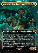Magic the Gathering Card - Aragorn, Hornburg Hero - MTG Circle