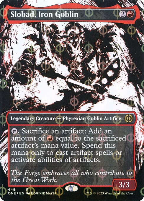 Magic the Gathering Card - Slobad, Iron Goblin - MTG Circle
