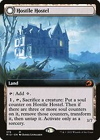 Magic the Gathering Card - Hostile Hostel // Creeping Inn - MTG Circle