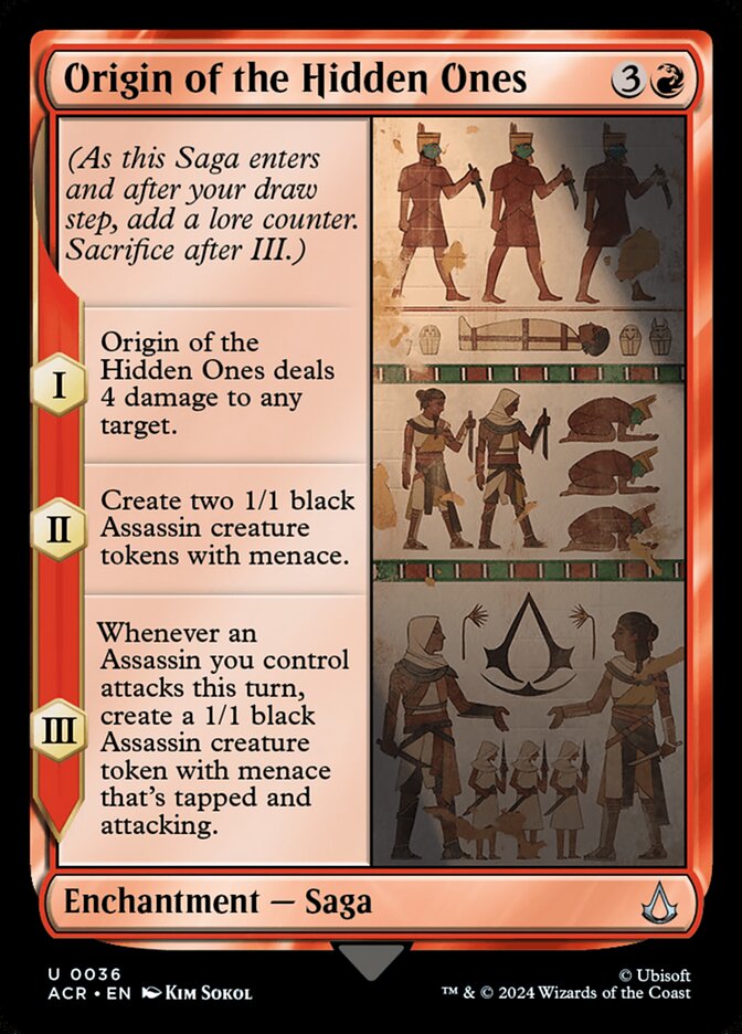 Magic the Gathering Card - Origin of the Hidden Ones - MTG Circle