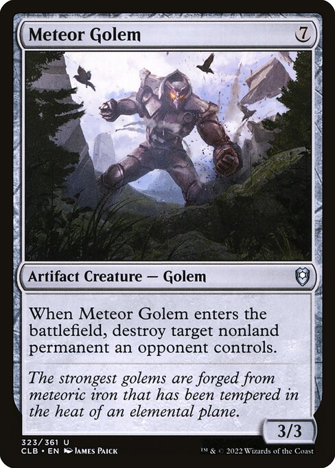 Magic the Gathering Card - Meteor Golem - MTG Circle