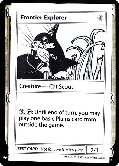 Magic the Gathering Card - Frontier Explorer - MTG Circle