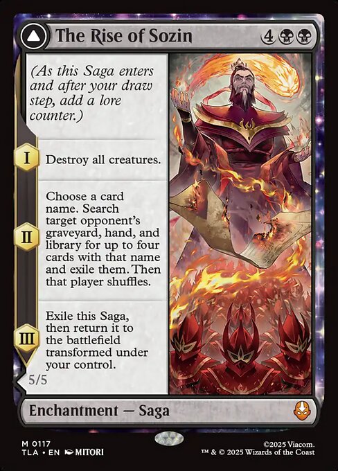 Magic the Gathering Card - The Rise of Sozin - MTG Circle