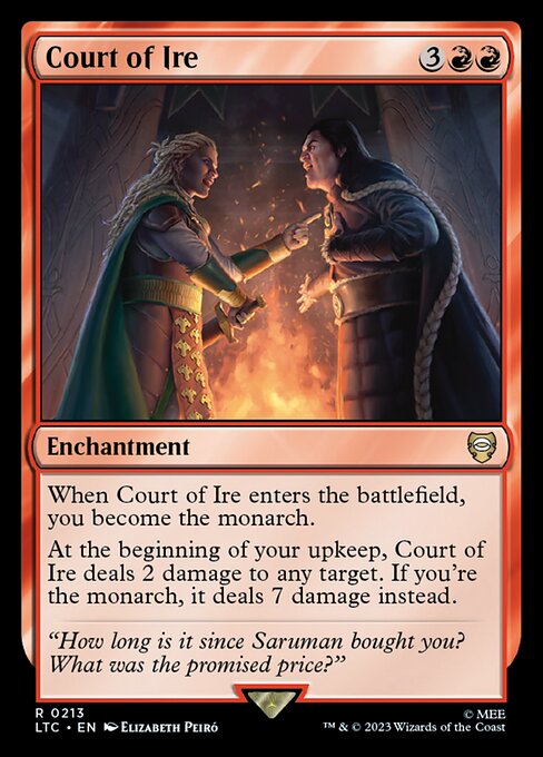 Magic the Gathering Card - Court of Ire - MTG Circle