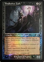 Magic the Gathering Card - Vindictive Lich - MTG Circle