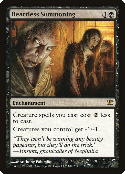 Magic the Gathering Card - Heartless Summoning - MTG Circle