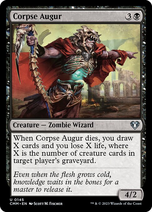 Magic the Gathering Card - Corpse Augur - MTG Circle