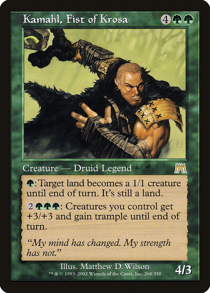 Magic the Gathering Card - Kamahl, Fist of Krosa - MTG Circle
