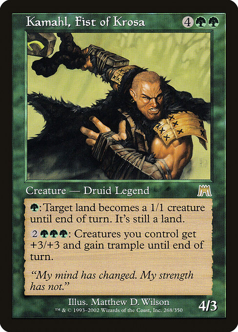 Magic the Gathering Card - Kamahl, Fist of Krosa - MTG Circle