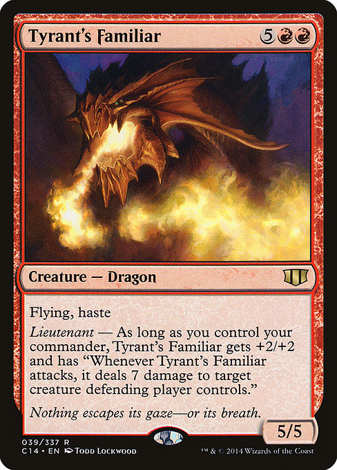 Magic the Gathering Card - Tyrant's Familiar - MTG Circle