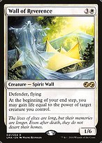 Magic the Gathering Card - Wall of Reverence - MTG Circle