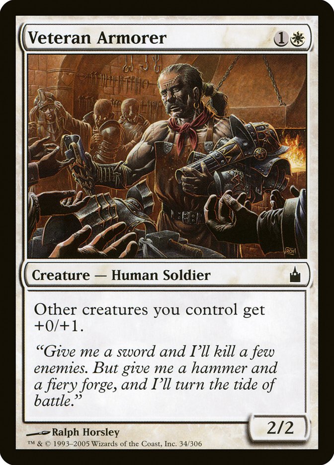Magic the Gathering Card - Veteran Armorer - MTG Circle