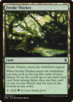 Magic the Gathering Card - Fertile Thicket - MTG Circle