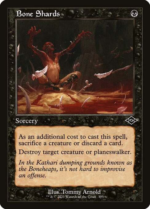 Magic the Gathering Card - Bone Shards - MTG Circle
