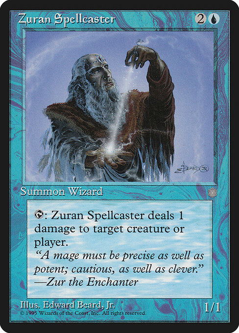 Magic the Gathering Card - Zuran Spellcaster - MTG Circle