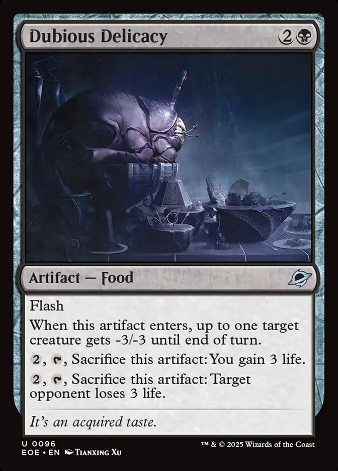 Magic the Gathering Card - Dubious Delicacy - MTG Circle