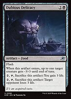 Magic the Gathering Card - Dubious Delicacy - MTG Circle
