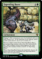 Magic the Gathering Card - Saproling Burst - MTG Circle