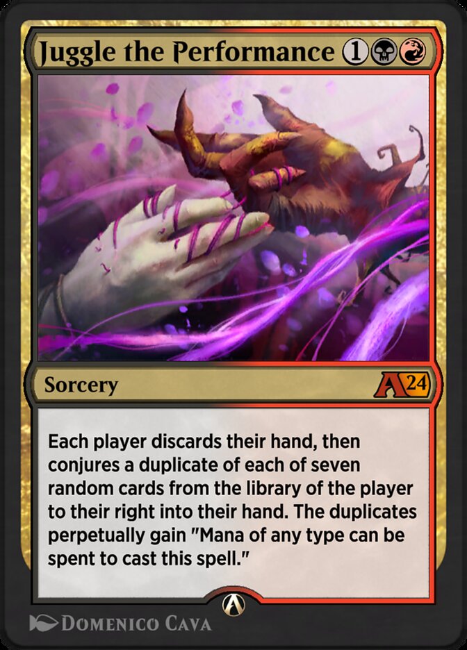 Magic the Gathering Card - Juggle the Performance - MTG Circle