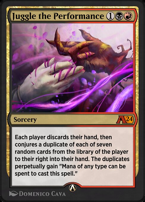 Magic the Gathering Card - Juggle the Performance - MTG Circle